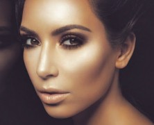 How-To-Highlight-Contour-Your-Face-with-Makeup-Bronze-kim-kardashian-contoured-face