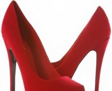 red shoes